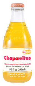 Refresco sabor Piña, Chaparritas, Botella de 255ml