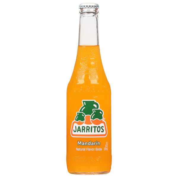 Refresco sabor Mandarina, Jarritos, Botella de 370ml / Mandarin Natural Flavor Soda, Jarritos, 370ml