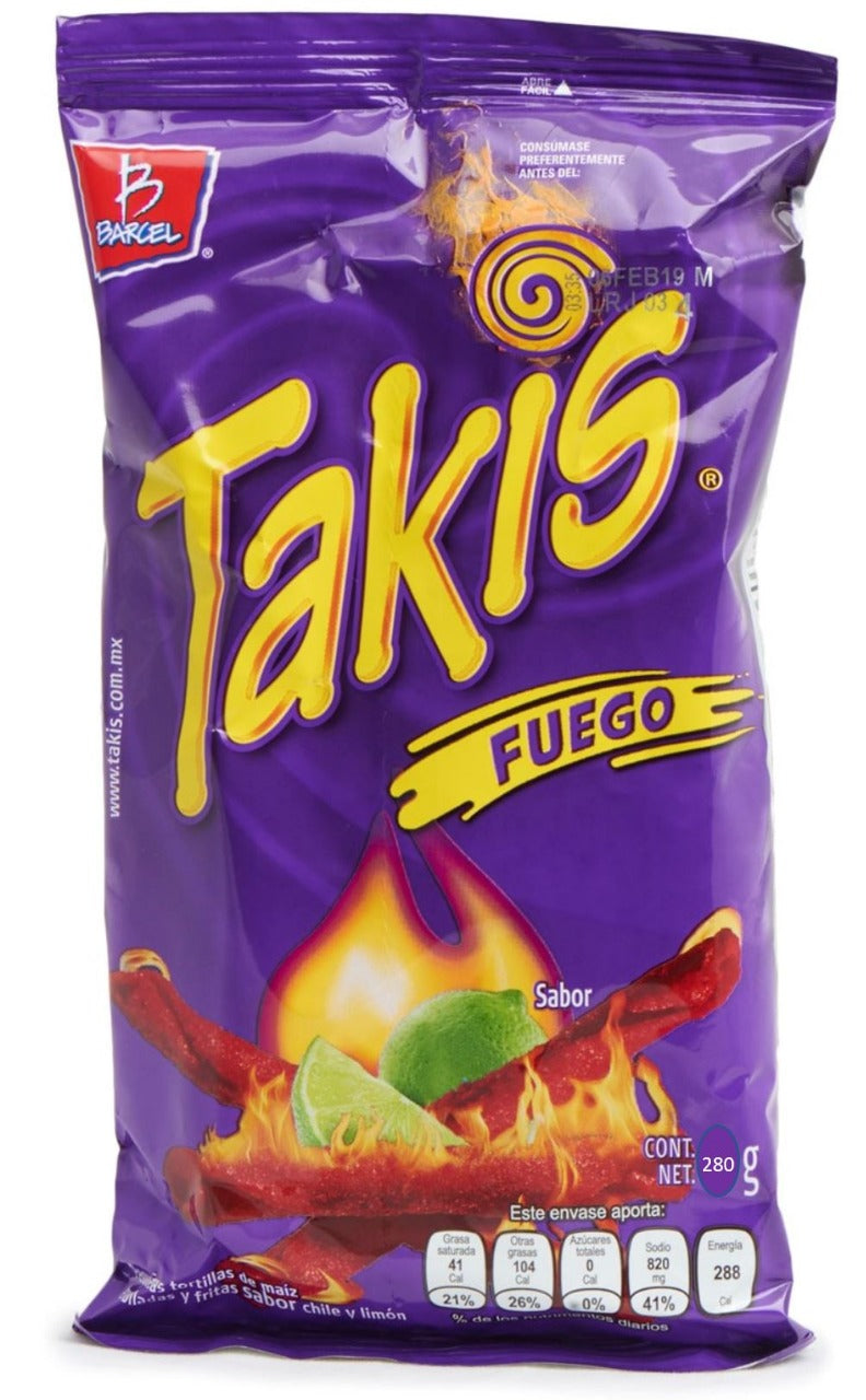 Takis Fuego Bolsa 200 gr – Chilin Limon